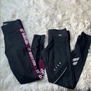 VS/PINK leggings set of 4